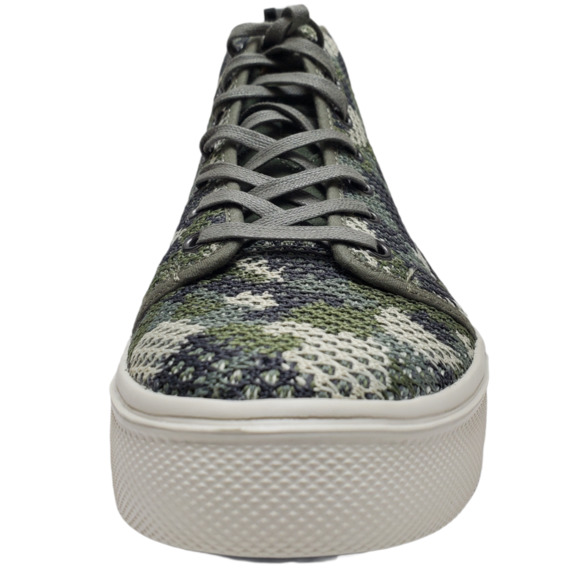 Toms Mens Travel Lite High Top Sneakers Dusty Olive Flecktarn Camo Gree… - Picture 5 of 6